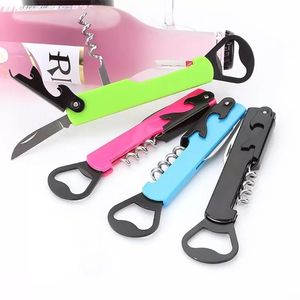 Multifunction Opener Beer Hippocampus Knife Opener Bottle Openers Stainless Steel Corkscrew Wine Bar Tools