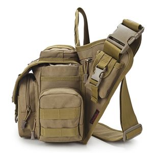 600D Militar Tactical ombro Men Men Men Bag ao Outdoor Saco de Pesca de Pacote de Pacote de Campo de Trekking Pacote Multicolor 220721