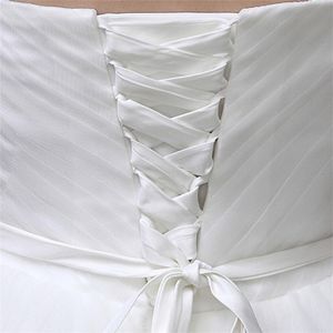 Robe De Mariée Dos Corset Ruban achat en gros de Ceintures pouces robe de mariée zipper remplacement du corset réglable kit de dos à lacets en satin