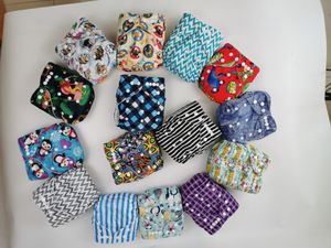 wholesale Naughty Baby Washable and Reusable Print Cloth Diapers Baby Nappies China Factory