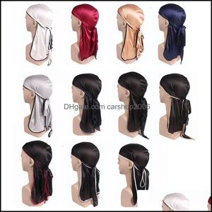 Beanie/skl kepsar hattar hattar halsdukar handskar modetillbehör män kvinnor sport hatt bandanas pannband silkeslen utomhus dhwgu