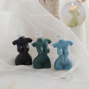 Figura aromaterapia feminino corpo vela cena decoração feitos artesanais velas perfumadas