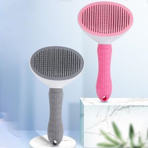 Dog Grooming Dogs Hair Removal Comb Cat Flea Pets Combs Automatic Hair-Brush Trimmer SN4665