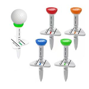 New Double Golf Tee Step Down Ball Holder Tees Accessori in plastica 1pc