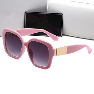 Fashion Square Sonnenbrille für Damen, großer Rahmen, Damen-Designer-Sonnenbrille, rosa, grüner Rahmen, Schutzbrille, Uv400-Brille