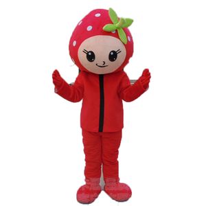 Halloween Mascote de morango fofo trajes