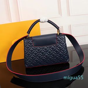 パターン携帯用女性のバッグのおしゃれな刺繍の糸の多用途革大容量チェーンメッセンジャーバッグ