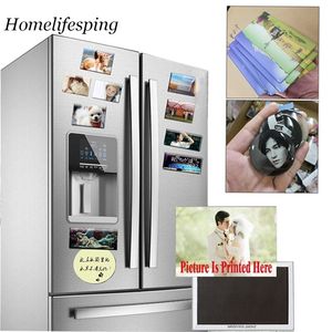 Po Custom Fridge Magnet Home Decoration Lovers Artificial glass Commemorative Gifts DIY Magnetic Crystal Epoxy Drop 220712