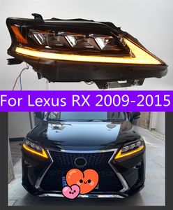 Автомобильные детали для Lexus RX270, светодиодные фары 20 09-20 15, фары RX350, указатели поворота дальнего света, дневные ходовые огни