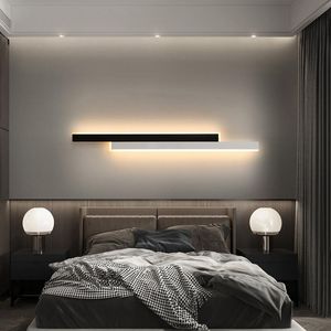 Wandleuchte, moderne LED-Lange Hängeleuchten, einfache nordische Wohnzimmer-Sofa-Hintergrund, Heimdekoration, Leuchten, Wandleuchte