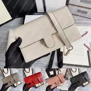 Designer-Umhängetasche, Mini-Geldbörse mit Kette, Tasche Chan-Geldbörse, kleine Lather-Luxus-Corss-Body-Taschen für Damen, Kartenhalter, lange Geldbörsen, Klappe, Sacoche, Saffiano Messenger