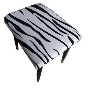 Chair Covers Spandex Pastoral Elastic Dressing Table Stool Cover Floral Seat Case Square Surface Dust Home DecorChair