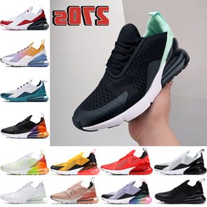 Shoes Newest 270s men running triple Black white photo blue Gradient barely rose Sepia Stone be true punch spirit teal university red