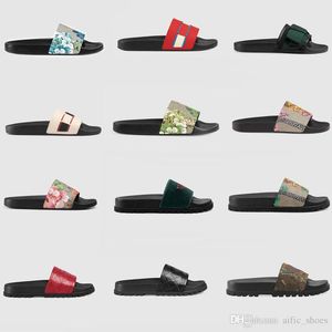 2022 Moda Slide Sandalet Terlik Erkekler için Orijinal Kutu Sıcak Tasarımcı UNISEX BEACH FLIP FLOPS Terlik En Kalite ERU 38