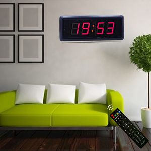 1.8-inch 4-digit digital large screen display LED countdown wall clock remote control indoor single-sided portable