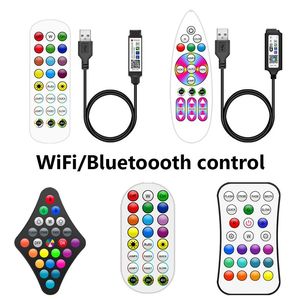 Полосы удаленного контроллера Ir Wi -Fi Bluetooth совместимый с 4 -контактными светодиодными аксессуарами для RGB полосатый