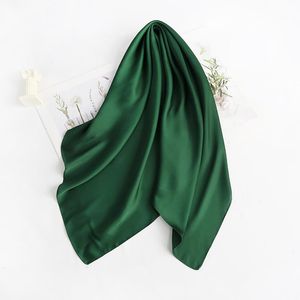 70 cm Stirnband Halstuch Für Frauen Kleine Tücher Niedliches Taschentuch Bandana Kopftücher Weiblich Schwarz Weiß Grün Einfarbige Farben