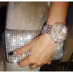 Montre de luxe women Watches 41mm Electronic quartz movement fine steel case babysbreath diamond watch Wristwatches waterproof