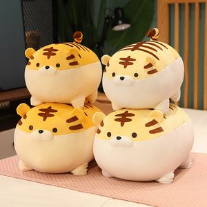 Cute Tiger Pig Dolls Striped Squishy Animals Toy Stuffed Soft Plushies Sleeping Companion For Kids