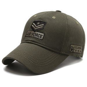 Moda US Air Force Mens Berretti da baseball sport Tactical Navy Seal Army Camo Hat Outdoor cappelli da sole Hip Hop Cap 220513