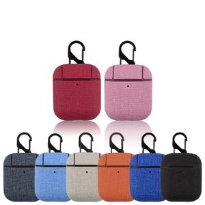 Luxury Linen Designer Airpod Cases Hörlurtillbehör för AirPods Pro 1 2 Air Pod Pro Designers Earphone Bag Headset Case AirPods2