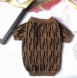 Fashion Dog Sweater for Small Medium Letter Print Dog Clothes for French Bulldog Winter Coat Pug Puppy Sweater