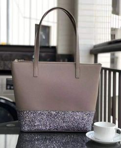 Designer de marca, bolsas maiores, bolsa de glitter de alta qualidade de retalhos que brilham na moda preta ombro crossbody compras hobos bolsas de couro pu