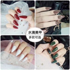 False Nails Long Pointed Solid Nail Enhancement Products Can Be Reused. Fake Patches Are Boxed Full Cover Tips Xxl Prud22