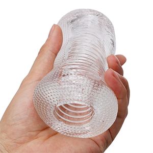 Masturbatoren, 13 cm, transparentes Vaginal-Sexspielzeug für Männer ab 18 Jahren, männlicher Masturbator R 220823