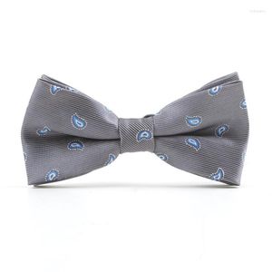 Bow Ties Mens Tie Esnek Bowtie Pürüzsüz Kravat Yumuşak Kelebek Dekoratif Desen Paisley Çiçek Tiesbow