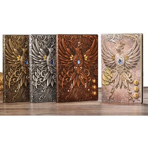 A5 European Retro Notebook Phoenix Notepad Travel Diary Notebook Novely Gift