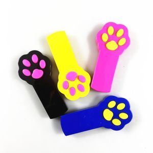 Funny Cat Paw Beam Laser Toy Interactive Automatic Red Laser-Pointer Exercise Toys Pet Supplies Make Cats Happy SN4731