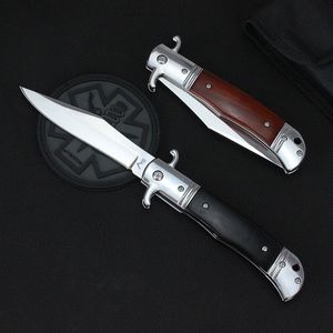 2Modelli Coltello mafioso Padrino italiano da 9 pollici Coltelli tattici automatici a singola azione 440C Lama autodifesa Coltelli da tasca da caccia EDC Strumenti da 10 11 pollici