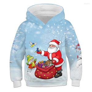 Herrtröjor tröjor mode god jul barns hoodie kläder pojkar flickor kläder tröjor tröja tröjor tröjor