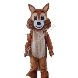 Halloween Squirrel Mascote Traje de Alta Qualidade Animal Animal Anime Tema Caráter Christmas Carnaval Festa Costumes