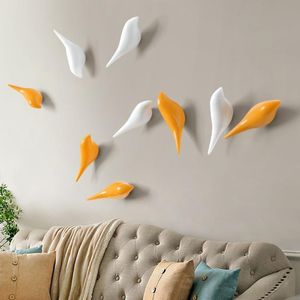 Hooks & Rails Multifunctional Ins Style Clothes Hat Hook Nordic Vintage Storage Rack Resin Bird Wall Hanger Bag HolderHooks