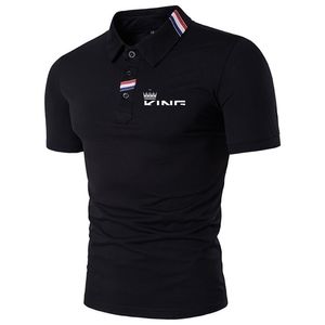 Herren-Poloshirt, Tennisshirt, bedruckt, kurzärmelig, Alltagsoberteil, Streetwear, Business-Poloshirt 220702