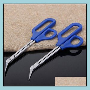 Scissors Hand Tools Home Garden 20Cm Long Reach Easy Grip Toe Nail Toenail Scissor Trimmer For Disabled Cutter Clipper Pedicur Dhegw