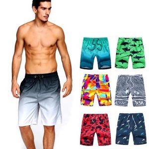 Verão praia shorts homens troncos de natação respirável secagem rápida calças esportivas casal maiô surf nadar roupa de banho poliéster 220509