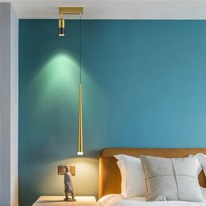 Bedside Pendant Lamps Minimalist Modern Minimalist Nordic Light Luxury Net Red Bed Bed Bed Bed Bed Bed Bed Bed Bed Bed Bed Bed Bed Bed Bed Bed Bed Bed Bed Bed Bed Bed Bed Bed Bed Bed Bed Bed Bed Bed Bed Bed Bed Personality With Spotlight Long Line Lamp Cyt061