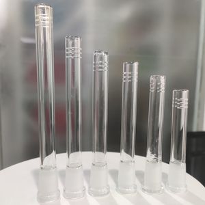 Verschiedene Größen Clear Glass Pipe Smoke Accessoires Down Tube -Verkaufsprodukte