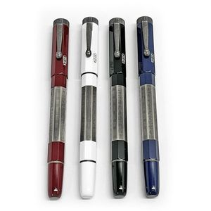 Pure Pearl High Quality Classic Fountain Pen Egyptian Love Series Two Color Special Octagon Barrel met serienummer luxe stati288k