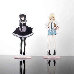 Anime Minha Dress-up Darling Acrylic Figuras Marin Wakana Sajuna Shinju Caráter Bisque Boneca Acrílico Stand Modelos Coleção Presente AA220318