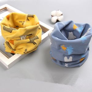 Baby Cotton Scarf Childrens Fashion Autumn Winter Boys Girls Collar Neckerchief Butterfly O-Ring Round Neck Scarves DHL FREE Y01