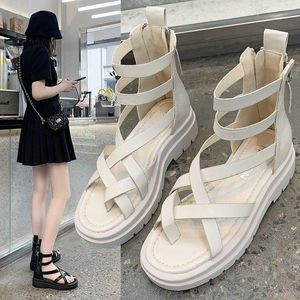 Sandaler Comemore 2022 Summer Shoes Woman Casual Women's Sandal Gladiator Ladies Flip Flops Slides Cool Boots Sandalias Mujersandals