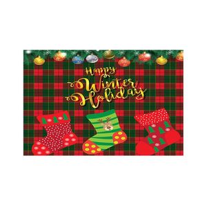 Carpets Plaid Non-slip Doormat Modern Style Santa Claus Comfortable Washable Kawaii Square Simple Christmas CarpetCarpets