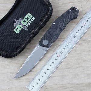 Wholesale green thorn knives for sale - Group buy Green thorn folding knife PERO K110 blade carbon fiber D handle camping outdoor knife EDC tool249O