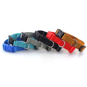 Haustier-Hundehalsbänder, Polyester, schnelle Schnalle, für Haustiere, Hundehalsband, bequem, verstellbare Halskette, für große, mittelgroße und kleine Hunde, BH6870 TYJ