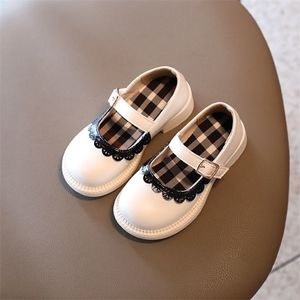 Dress Single Princess Student Performance Spring and Autumn Girls Small Leather Shoes 220615