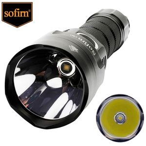 Sofirn C8G Powerful Flashlight 2000lm SST40 LED Torch, Shock Resistant Lamp, Outdoor 500m Range Lighting Beacon